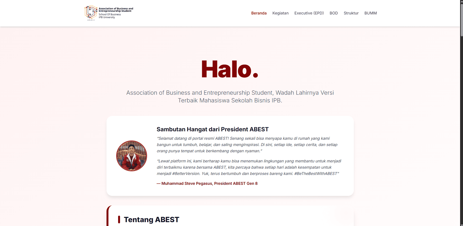 ABEST Indonesia Web Portfolio