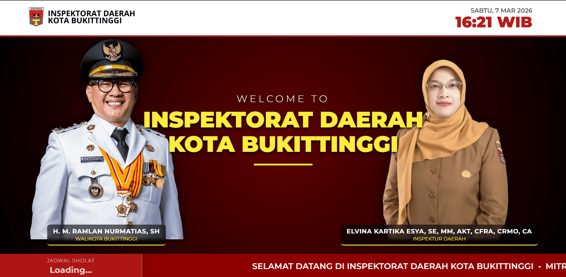 Inspektorat Bukittinggi Screen 1